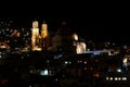 Taxco de Alarcon, night view with Church of Santa Prisca