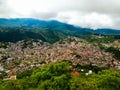 Taxco, Guerrero, Mexico. An aerial view.