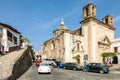 View of one of the old curches on central streets in Taxco, Mex Royalty Free Stock Photo