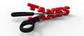 Taxes cut Royalty Free Stock Photo