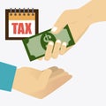 Taxes design. Royalty Free Stock Photo