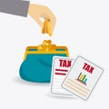 Taxes design. Royalty Free Stock Photo