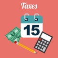 Taxes icon Royalty Free Stock Photo