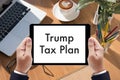 Taxes Time Document Trump Tax Plan Money Financial Accounting T