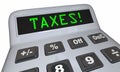 Taxes Word Calculator Accounting Fees