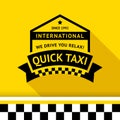 Taxi badge with shadow - 05