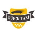 Taxi badge vector illustration.