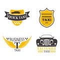 Taxi badge vector illustration.