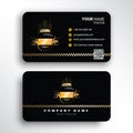 Taxi Business Card in vector format