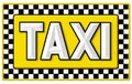 Vintage Taxi Cab Sign Royalty Free Stock Photo