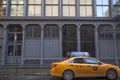 Taxi cab in Soho, New York