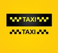 Taxi cab symbol