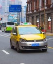 taxi cabs on Shanghai street