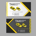 Taxi card for taxi-drivers. Taxi service. Vector business card template. Company, brand, branding, identity, logotype