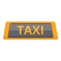 Taxi city cab icon cartoon vector. Car service