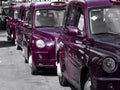 London Taxi Rank Royalty Free Stock Photo