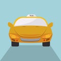 Taxi design over blue background vector illustration