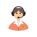 Taxi dispatcher icon