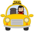 Taxi driver Royalty Free Stock Photo