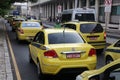 Taxi drivers protest against Uber in Brazil