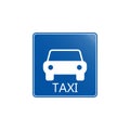 Taxi icon. Element of road signs icon for mobile concept and web apps. Colored Taxi icon can be used for web and mobile. Premium i