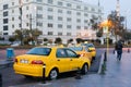 Taxi in Istanbul Royalty Free Stock Photo