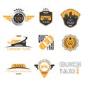 Taxi labels set