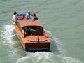 Taxi Launch boat Royalty Free Stock Photo