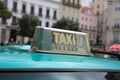 Taxi in Lisbon. Portugal. Europe