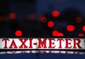 Taxi meter Royalty Free Stock Photo