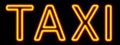 Taxi neon sign