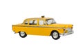 Taxi New York, Yellow Isoalted.