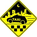 Taxi vector illustration