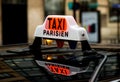 Taxi in Paris