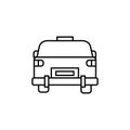 taxi, public transport, transportation line icon. elements of airport, travel illustration icons. signs, symbols can be used for Royalty Free Stock Photo