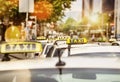 Taxi rank in Frankfurt