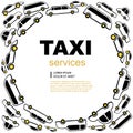 Taxi service background