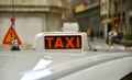 Taxi sign Royalty Free Stock Photo