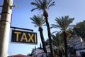 Taxi sign