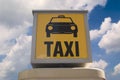 Taxi sign Royalty Free Stock Photo