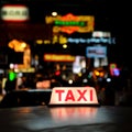 Taxi sign Royalty Free Stock Photo