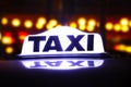 Taxi sign Royalty Free Stock Photo