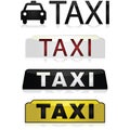 Taxi signs