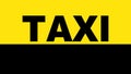 Taxi squares on yellow-black background