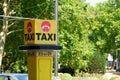 Taxi stand sign