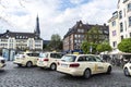 Taxi stop in Dusseldorf, Germany