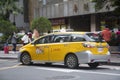 Taxi on the streets of Taipei, Taiwan