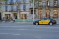 24-08-2023. Barcelona, Spain, taxi sweep in Barcelona city