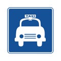 Taxi symbol pictogram illustration