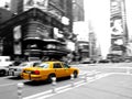 Taxi at times square Royalty Free Stock Photo